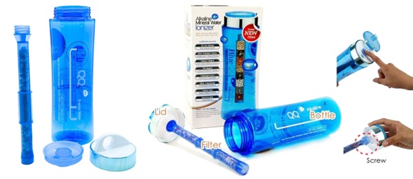 Bình đựng nước Ion - Kiềm Blue QQ cao cấp
